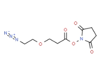 cas:1807530-06-8，Azido-PEG1-NHS ester，疊氮-一聚乙二醇-羥基琥珀酰亞胺