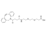 cas:2304558-25-4，DBCO-PEG2-acid，二苯并環(huán)辛炔-二聚乙二醇-羧酸