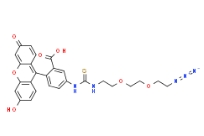熒光素-PEG2-疊氮化物，F(xiàn)luorescein-thiourea-PEG2-azide，CAS號：1146195-72-3
