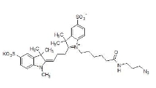 磺酸基-Cy3 疊氮化物 三乙胺鹽，Sulfo-Cy3 azide Et3N salt，CAS號(hào)：1658416-54-6