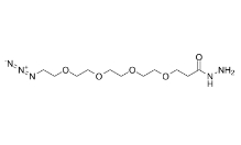 Azido-PEG4-hydrazide HCl Salt，cas:2170240-96-5，鹽酸疊氮-四聚乙二醇-肼鹽