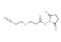 Azido-PEG1-NHS ester，cas:1807530-06-8，疊氮-一聚乙二醇-羥基琥珀酰亞胺