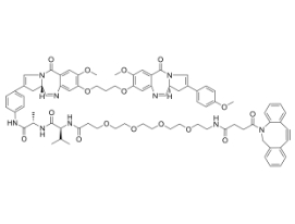 DBCO-PEG4-VA-SG3132，CAS:2241644-09-5，二苯基環(huán)辛炔-四聚乙二醇-VA-SG3132