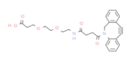 DBCO-PEG12-acid，CAS號(hào)：2353410-00-9， 二苯并環(huán)辛炔-PEG12-羧酸
