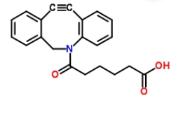 11,12-二脫氫-ε-氧代二苯并[b,f]氮雜環(huán)辛-5(6H)-己酸，DBCO-?C6-?acid，CAS號(hào)：1425485-72-8