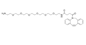 DBCO-PEG6-amine TFA salt，cas:2353409-98-8，二苯并環(huán)辛炔-六聚乙二醇-氨基 TFA salt