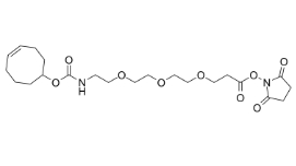 TCO-PEG3-NHS ester，cas:2141981-88-4，反式環(huán)辛烯-三聚乙二醇-羥基琥珀酰亞胺酯