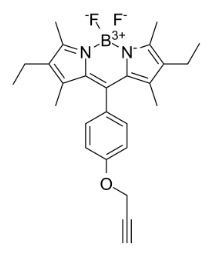 BODIPY-X-Alkyne，CAS號：1173281-82-7， 氟化硼二吡咯-X-炔基