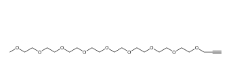 m-PEG8-O-alkyne，CAS號：880081-81-2 ，甲氧基-八聚乙二醇-炔基