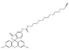5-FITC-四聚乙二醇-炔基，5-FITC-PEG4-alkyne，CAS號：1927884-65-8