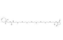 endo-BCN-PEG8-NHS ester，cas:1608140-48-2，endo-環(huán)丙烷環(huán)辛炔-八聚乙二醇-羥基琥珀酰亞胺酯