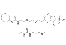 TCO-PEG2-Sulfo-NHS ester ，2353409-48-8 ，反式環(huán)辛烯-二聚乙二醇-磺基-活性酯