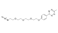 Methyltetrazine-PEG4-azide， 甲基四嗪四乙二醇疊氮，CAS：1802908-04-8
