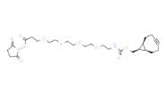 endo BCN-PEG4-NHS ester， cas:1807501-86-5 ，環(huán)丙烷環(huán)辛炔-四乙二醇-N-羥基琥珀酰亞胺