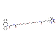 DBCO-PEG4-biotin，cas:1255942-07-4， 二苯基環(huán)辛炔-四聚乙二醇-生物素