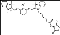CAS：1432019-64-1，Cyanine7 NHS ester ，脂溶Cy7-N-羥基琥珀酰亞胺酯