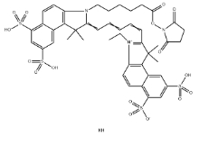 910482-46-1；Cyanine5.5 NHS ester,Cy5.5-NHS ester；Cy5.5 N-羥基琥珀酰亞胺酯	