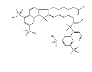 2183440-68-6，Sulfo-Cyanine5.5 carboxylic acid水溶染料，磺酸基花青素CY5.5羧基	