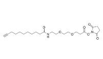 CAS號：1006592-59-1，Propargyl-C8-amido-PEG2-NHS ester